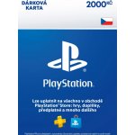 PlayStation dárková karta 2000 Kč – Zbozi.Blesk.cz