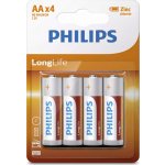 Philips LongLife AA 4ks R6L4B/10 – Zboží Živě