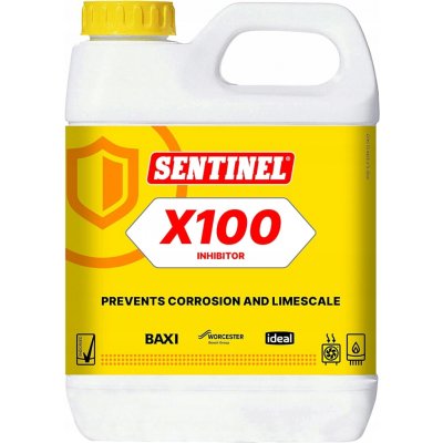 Inhibitor koroze a usazenin do ústředního topení (C.O.) Sentinel X100 1 l – Zboží Dáma