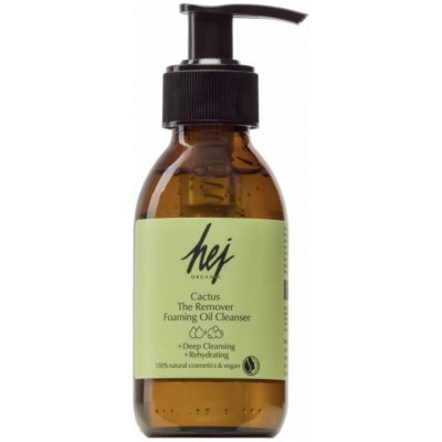 Hej Organic Cactus The Remover foaming oil cleanser 100 ml – Zboží Dáma