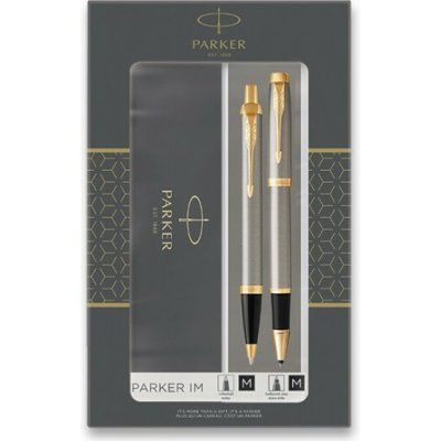 Parker IM Brushed Metal GT Duo Set 1501/2573217 – Zboží Živě