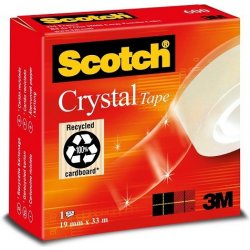 3M 600 Scotch Crystal Tape Čirá páska 19 mm x 33 m
