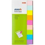 Samolepící záložky Stick'n by Hopax - 50 x 12 mm, 9 x 50 lístků, neonový mix – Hledejceny.cz
