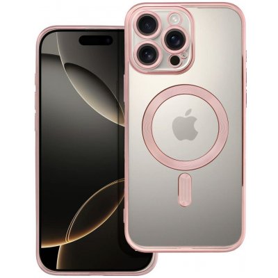 Electro MAG pouzdro / kryt s MagSafe / Apple iPhone 16 PRO (6,3") clear / rose-gold – Zboží Mobilmania