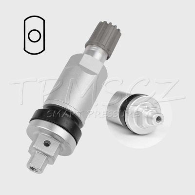 TPMS-11 náhradní ventil pro TPMS senzory - kovový šedý | Zboží Auto