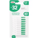 Dr. Max PRO32 Interdental Toothpicks 0,5 mm mezizubní párátko 40 ks – Zboží Mobilmania