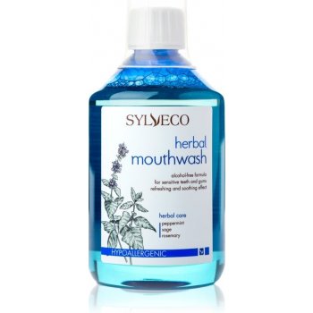 Sylveco Dental Care ústní voda pro posílení a obnovení zubní skloviny pro citlivé dásně (Hypoallergic) 500 ml