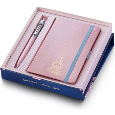 Sheaffer G232151 Sentinel Pink Emily in Paris CT sada kuličkové pero + zápisník linkovaný – Zboží Živě