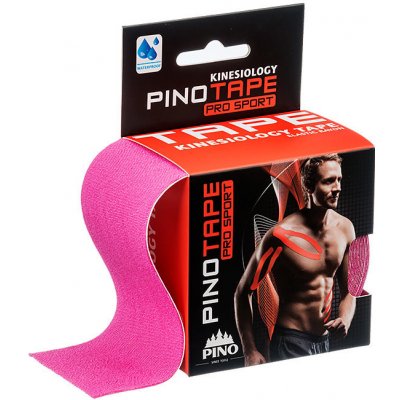 Pino Pinotape Pro Sport neonově růžová 5 cm x 5 m – Hledejceny.cz