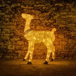 DecoLED LED světelná laň 150 cm 140 teple bílých diod – Zboží Mobilmania