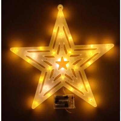 Foxter Svítící LED hvězda XXL 40 cm teplá bílá – Hledejceny.cz