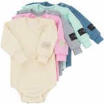 ESITO Rostoucí body žebrované Color šedá Smetanová – Zboží Dáma