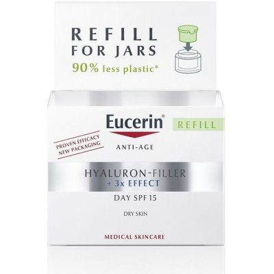 Eucerin Hyaluron Filler+3 x Effect denní krém náplň 50 ml