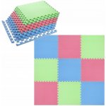 One Fitness MP10 60 x 60 x 1 cm zelená-modrá-červená 9ks – Zboží Dáma