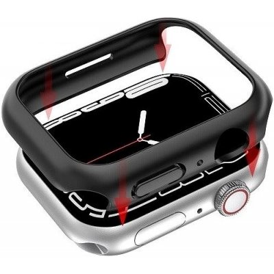 Ahastyle premium PC Matte pro Apple Watch7 black 41MM 2ks WG59-41MM-black-2 – Zbozi.Blesk.cz