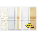 Samolepicí záložky, mix metalických barev, 11,9 x 43,2 mm, 5 x 20 listů, 3M POSTIT – Hledejceny.cz