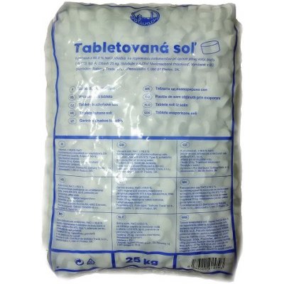 tabletová regenerační sůl 25kg –