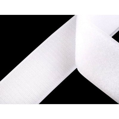 Prima-obchod Suchý zip háček + plyš šíře 50 mm, barva 1 bílá – Hledejceny.cz