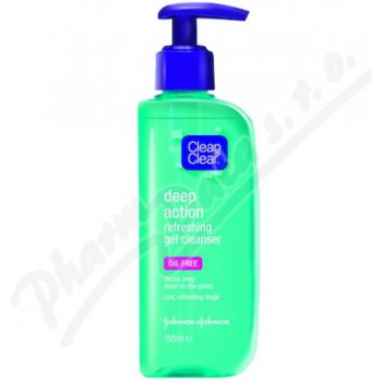 Clean & Clear Deep Action osvěžující čistící pleťový gel na obličej Refreshing Gel Cleanser 150 ml