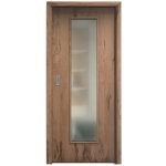 Sapeli Elegant Komfort M55 posuvné dub trámový 90 x 210 cm – Hledejceny.cz
