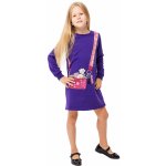 Winkiki Kids Wear dívčí šaty Love fialová – Zboží Dáma