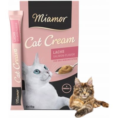 Miamor Cat Cream Salmon 6 x 15 g – Hledejceny.cz