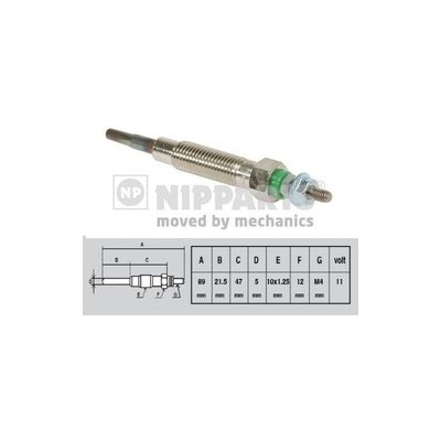 NIPPARTS Žhavicí svíčka J5715005 – Hledejceny.cz