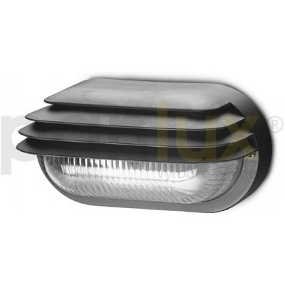 SOG-40/C Svítidlo nástěnné OVAL GRILL 40W IP44 černá – Zboží Mobilmania