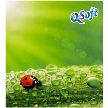 Q-Soft papírové kapesníčky 3-vrstvé 60 ks