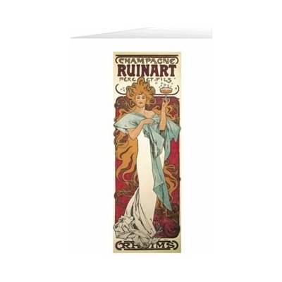 Blahopřání Alfons Mucha – Champagne Ruinart – Zboží Mobilmania