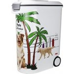 Curver Kontejner na suché krmivo stříbrný 54 l 20 kg pes – Zboží Dáma