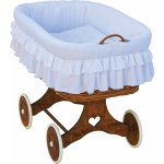 Mojžíšův košík pro miminko Scarlett Martin - bílá – Zboží Dáma