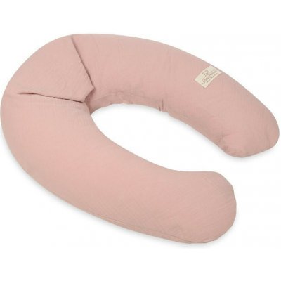 BABYMATEX Mušelínový polohovací polštář Relax Růžový – Sleviste.cz