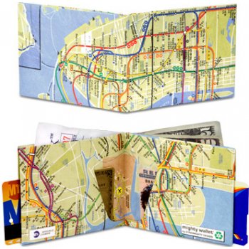 Dynomighty Papírová peněženka NYC mapa metra od 354 Kč - Heureka.cz