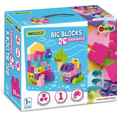 Wader 41590 BIG Blocks kostky 26 ks – Zbozi.Blesk.cz