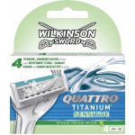 Wilkinson Sword Quattro Titanium Sensitive 4 ks – Hledejceny.cz