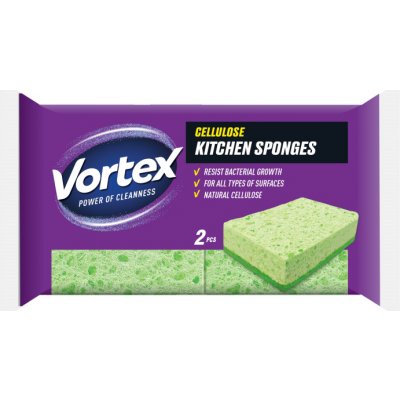 Vortex kuchyňská houbička z přirodní celulózy 1 ks – Zboží Dáma