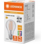 LEDVANCE LED žárovka LED A60 E27 4.2W = 40W 470lm 2700K Teplá Bílá FILAMENT stmívatelné – Hledejceny.cz