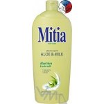 Mitia Aloe & Milk tekuté mýdlo náhradní náplň 1 l – Zboží Dáma