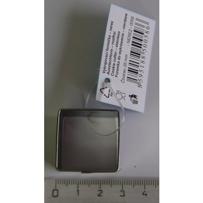 Vykrajovačka nerez 58 čtverec 26mm – Hledejceny.cz