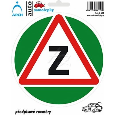 Arch informační samolepka 615 "Začátečník" předpisová – Hledejceny.cz