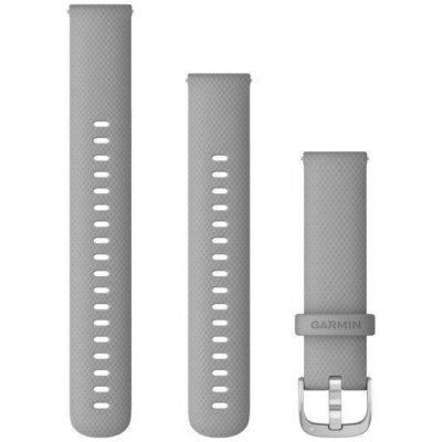 Garmin Quick Release 18 mm, silikonový šedý, stříbrná přezka 010-12932-0C – Hledejceny.cz