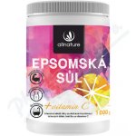 Allnature Epsomská sůl s vitamínem C 1000 g – Zboží Dáma
