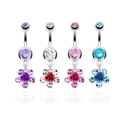 Piercing do pupíku z chirurgické oceli NAL11419 – Zboží Mobilmania