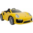 Injusa elektrický vůz Porsche 911 Turbo S Special Edition 6v žlutá