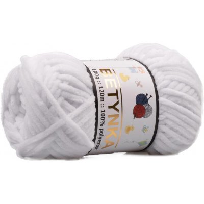 Příze Betynka 301 bílá – Zboží Dáma