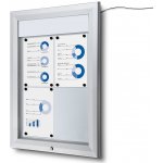 Jansen Display venkovní vitrína typu T LED osvětlení 4 x A4 – Zboží Živě