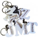 DaD přívěsek na klíče Laserem gravírováno se jménem v písmenu – Hledejceny.cz