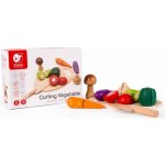 Teddies krájecí ovoce a zelenina dřevo – Zboží Dáma