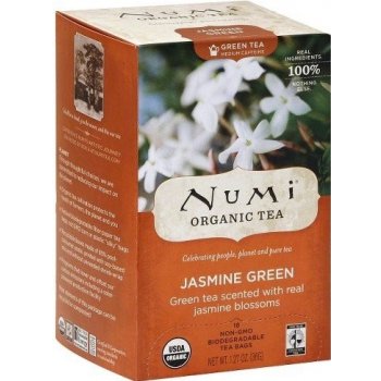 Numi Tea Čaj BIO Zelený s jasmínem čaje 18 x 2 g